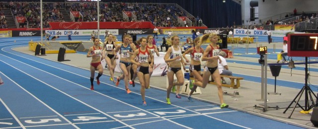 1.500m Finale mit Astrid Hartenstein (310)