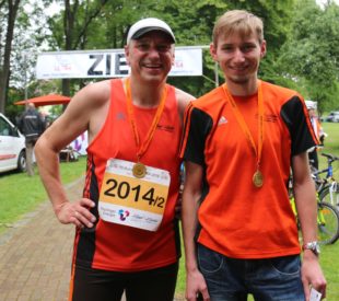 Jens und Adrian Panse gewannen zum zweiten Mal die 2x50 Kilometer-Staffel.