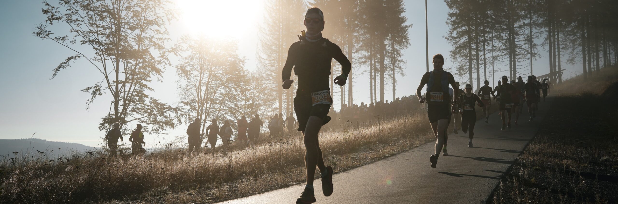 33. Rennsteigherbstlauf: 890 Läufer bei Sonnenschein auf dem Rennsteig unterwegs